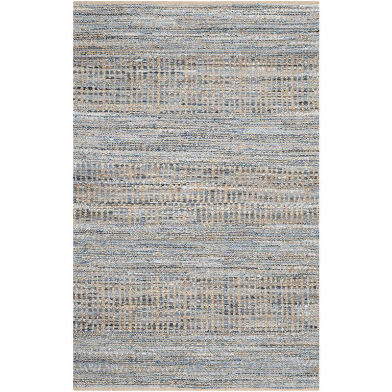 Beachcrest Home Kellar HandWoven Natural/Blue Area Rug & Reviews Wayfair